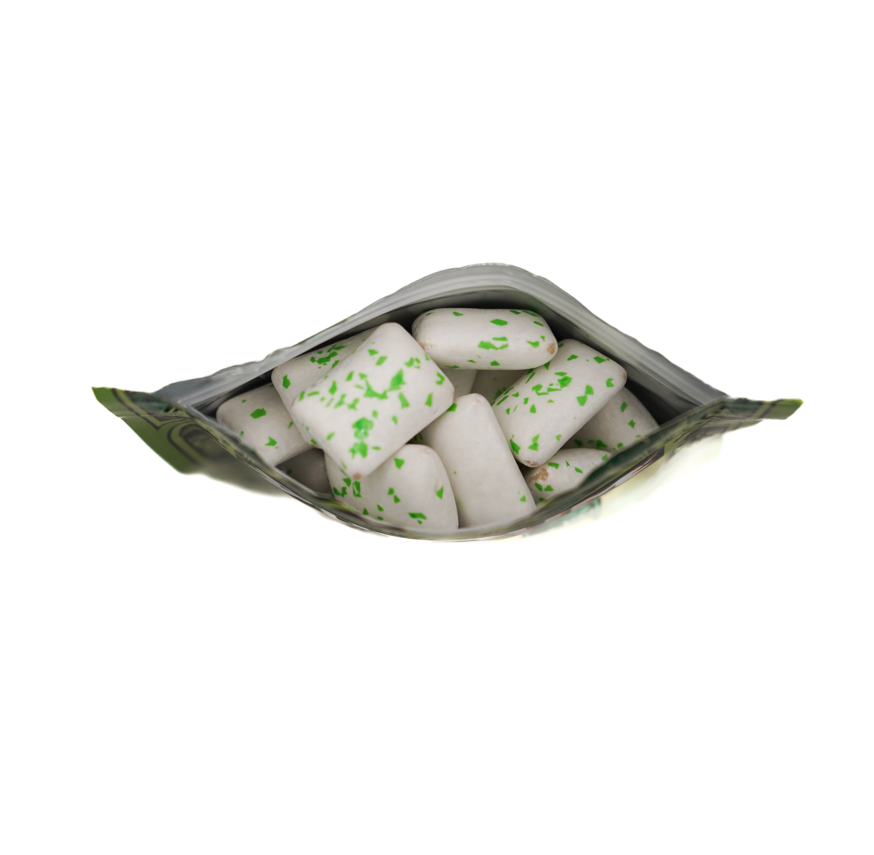 DUBGUM - Glacier Green 3 pack bundle  Spearmint Flavor, caffeine gum, L-theanine, Taurine, Vitamin B12 and B6, Energy boost