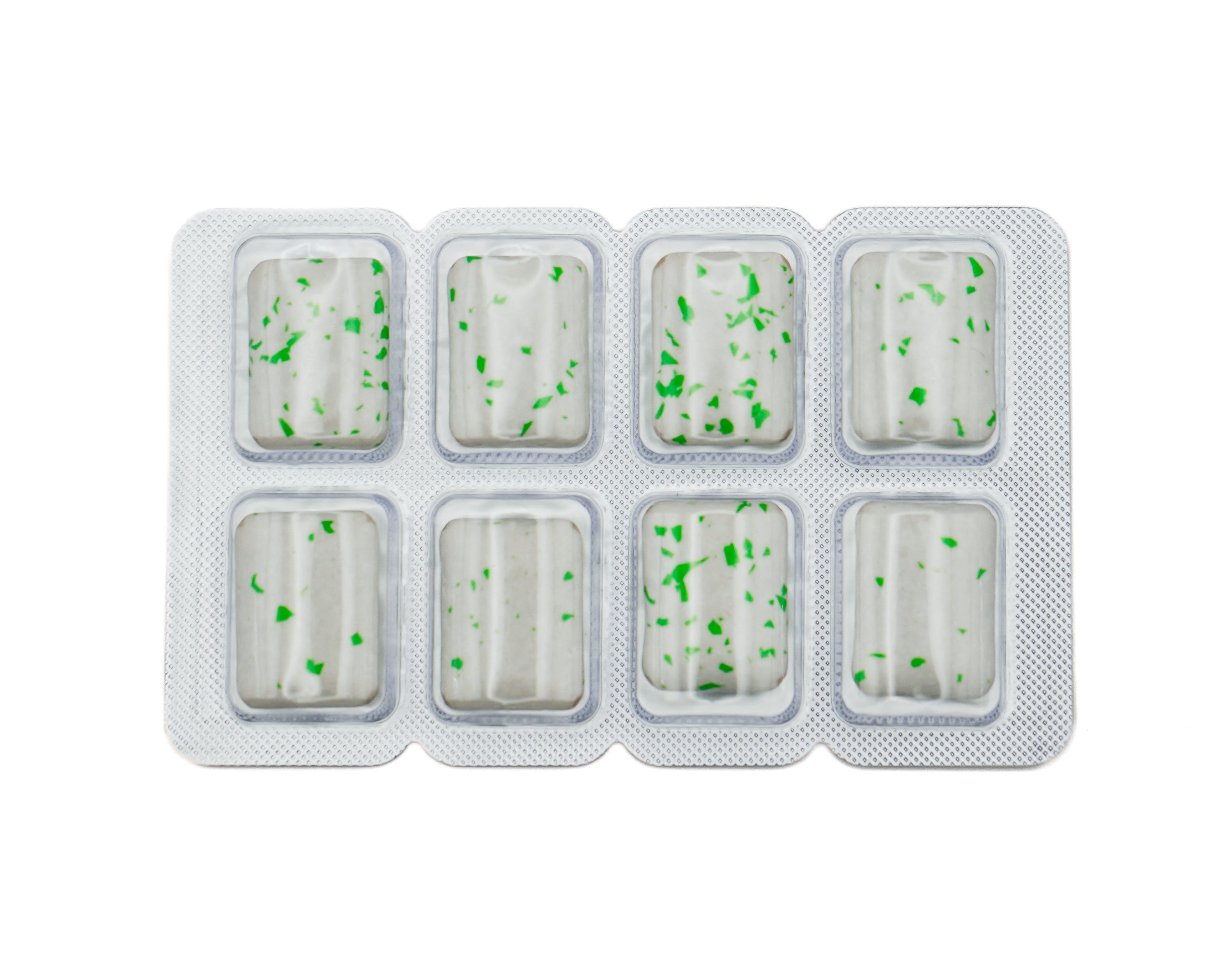 DUBGUM Glacier Green – 12 blister pack, Sugar-Free Caffeinated Gum for Focus & Energy